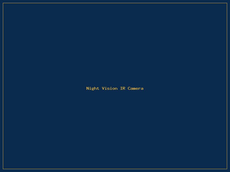 Night Vision IR Bullet Camera